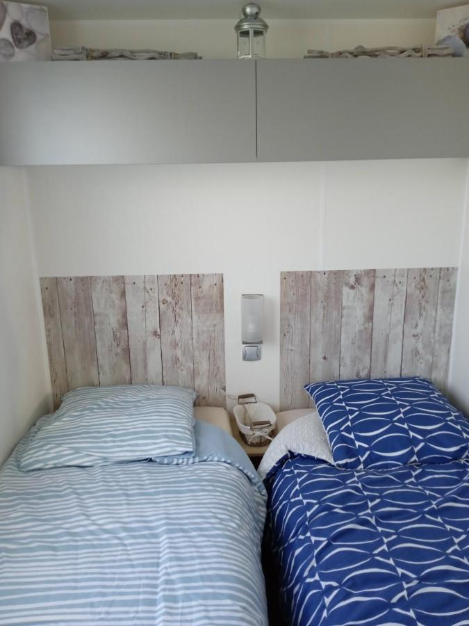 Mobil Home-Les Lins Bleus Biville-sur-Mer Bagian luar foto