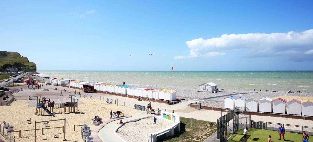 Mobil Home-Les Lins Bleus Biville-sur-Mer Bagian luar foto